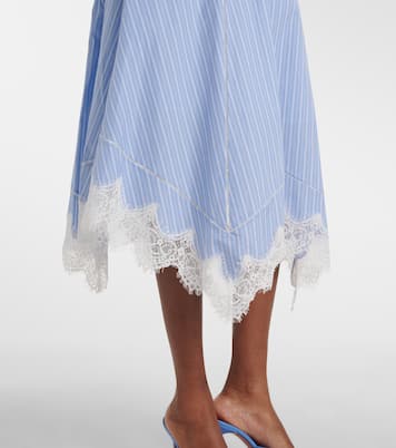 Avaleigh striped cotton midi dress | Simkhai