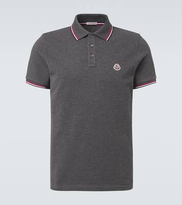 Polo en coton à logo | Moncler