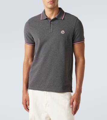 Polo en coton à logo | Moncler