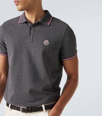 Polo en coton à logo | Moncler