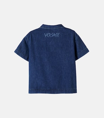 Medusa denim shirt | Versace Kids