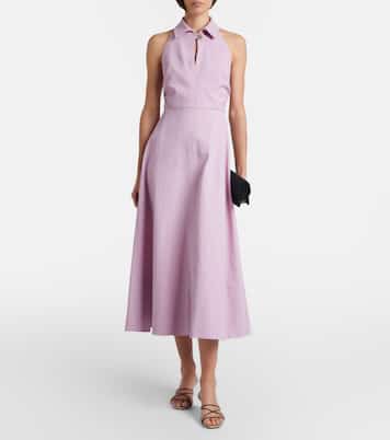 Mackey cotton-blend midi dress | Veronica Beard
