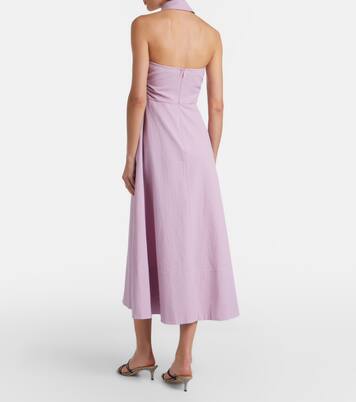 Mackey cotton-blend midi dress | Veronica Beard