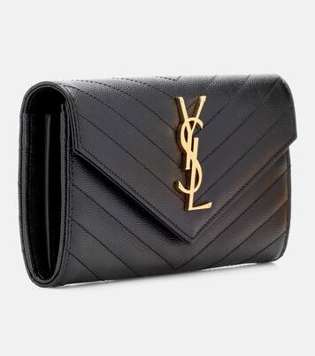 Monogram Large leather wallet | Saint Laurent