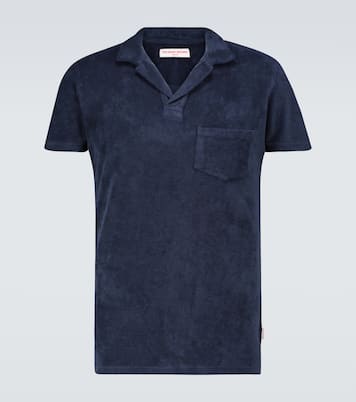 Terry toweling cotton polo shirt | Orlebar Brown