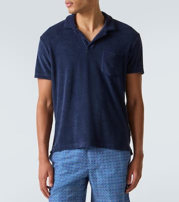 Terry toweling cotton polo shirt | Orlebar Brown