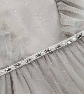 Sparkling tulle dress | Monnalisa