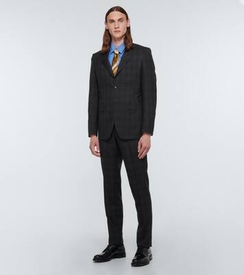 Checked tailored wool pants | Comme des Garçons Homme Deux