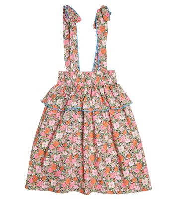 Bella tie-trimmed floral cotton dress | Paade Mode