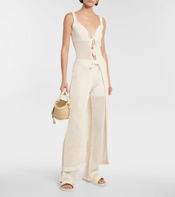 Kleid Eliane aus Häkelstrick | Nanushka