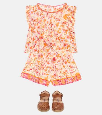 Top Amber à fleurs | Poupette St Barth Kids