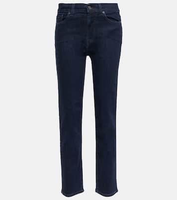 Mid-Rise Jeans The Straight Crop | 7 For All Mankind