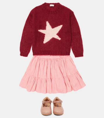 Jupe en coton et laine | Morley