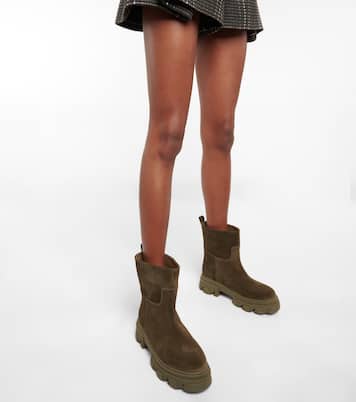 Gia 23 suede boots | Gia Borghini