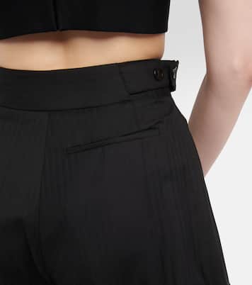 Herringbone tapered wool pants | Alaïa