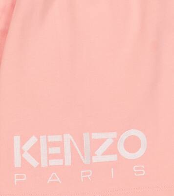 Logo cotton jersey shorts | Kenzo Kids