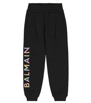 Logo cotton sweatpants | Balmain Kids