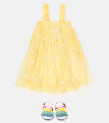 Embroidered tulle dress | Stella McCartney Kids