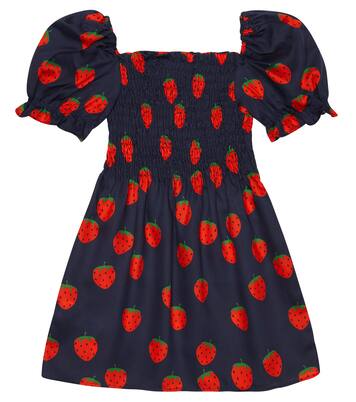 Printed smocked dress | Mini Rodini