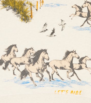 Tonino printed cotton sweatshirt | Bonpoint