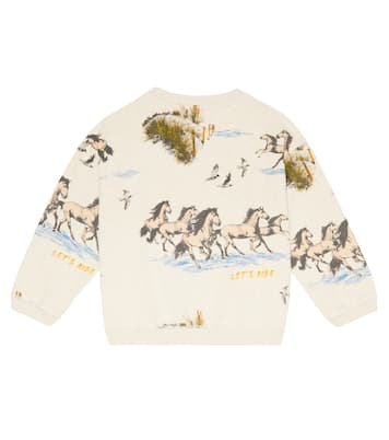 Tonino printed cotton sweatshirt | Bonpoint