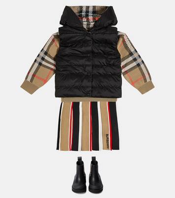 Burberry Check reversible down vest | Burberry Kids