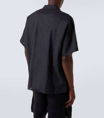 Oversized linen shirt | Commas