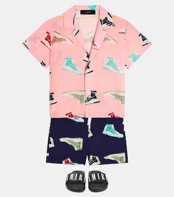 Skel Top printed cotton shirt | Amiri Kids