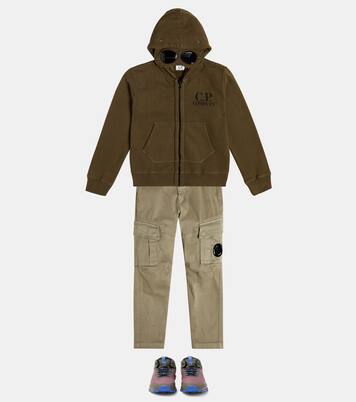 Cotton sateen cargo pants | C.P. Company Kids