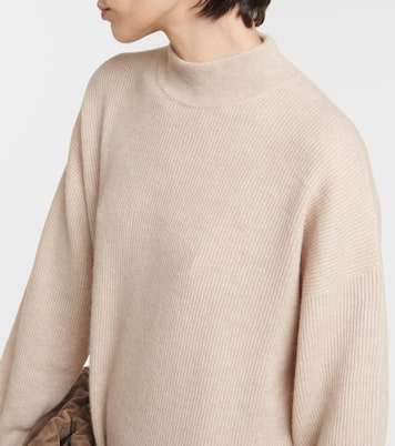 Abito midi in cotone e alpaca | Brunello Cucinelli