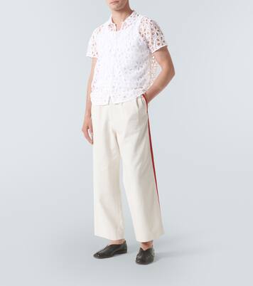 Primrose floral lace shirt | Bode