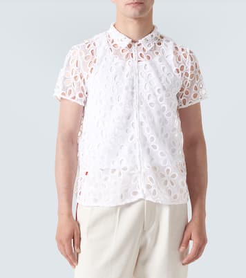 Primrose floral lace shirt | Bode