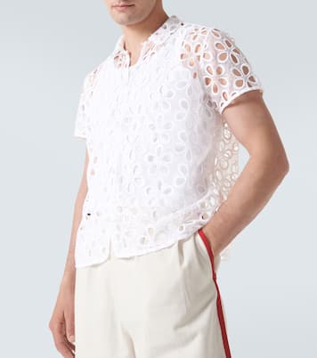 Primrose floral lace shirt | Bode