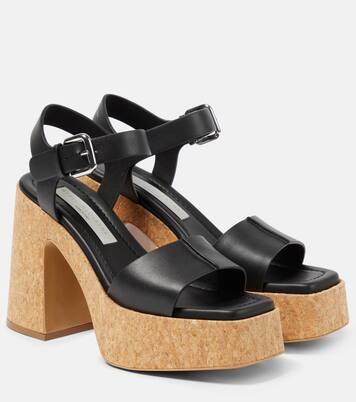 Plateausandalen Skyla aus Lederimitat | Stella McCartney