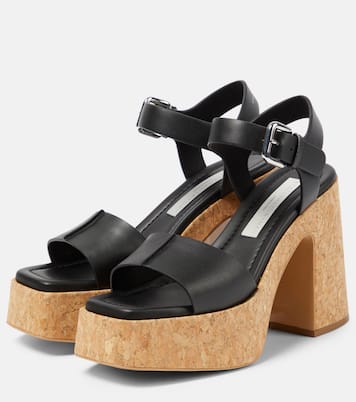 Plateausandalen Skyla aus Lederimitat | Stella McCartney