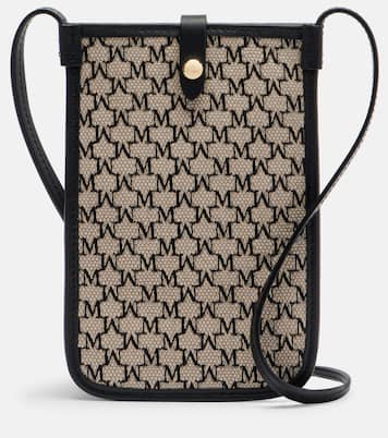 Smartphone-Etui Phony aus Canvas mit Leder | Max Mara