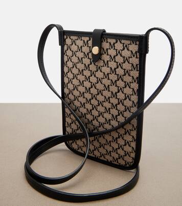 Smartphone-Etui Phony aus Canvas mit Leder | Max Mara