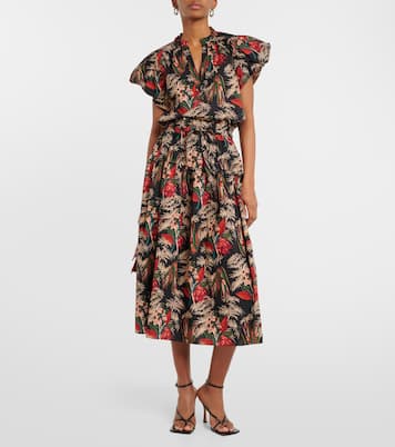 Midirock Fernanda aus Baumwollpopeline | Ulla Johnson