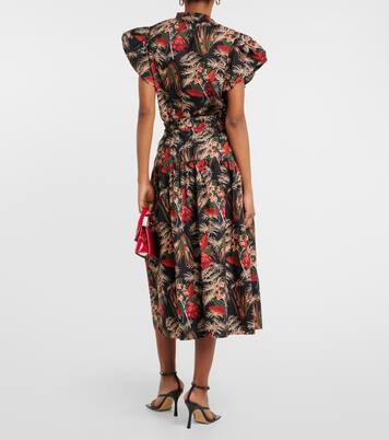 Midirock Fernanda aus Baumwollpopeline | Ulla Johnson