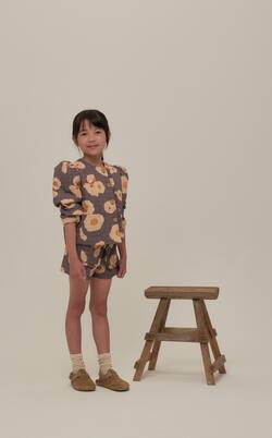 Isabella floral cotton shorts | C'era Una Volta