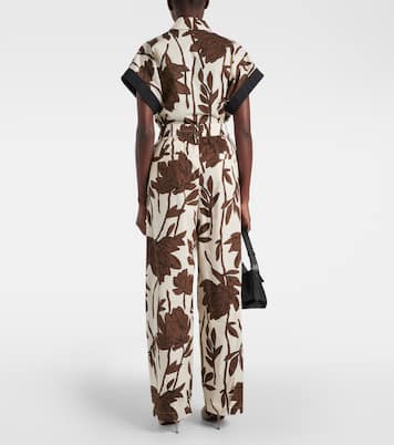 Bedruckte Cargohose aus Baumwollpopeline | Brunello Cucinelli