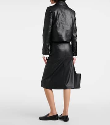 Cropped-Lederjacke | Joseph