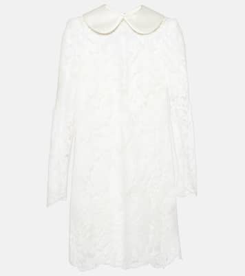 Vestido corto de encaje chantilly | Dolce&Gabbana