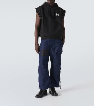Deconstructed denim cargo pants | Junya Watanabe