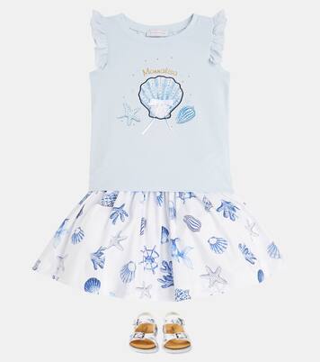 Printed cotton skirt | Monnalisa