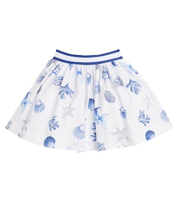 Printed cotton skirt | Monnalisa
