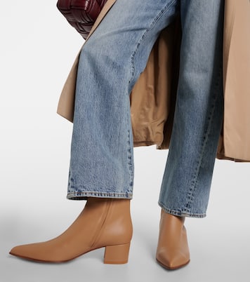 Ankle Boots Lyell 45 aus Leder | Gianvito Rossi