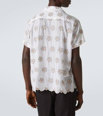 Hemd Floral Aperture aus Baumwolle | Bode