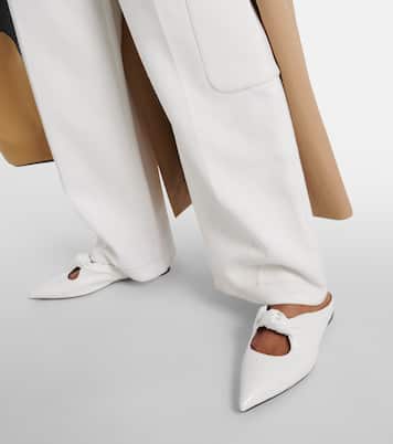 Rowan leather flats | Khaite