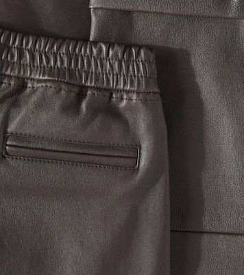 Pantalones rectos Bobbie de piel | Donsje